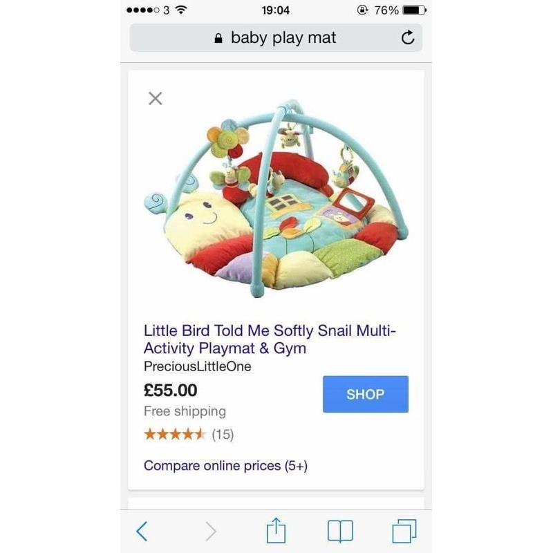 Baby playmat