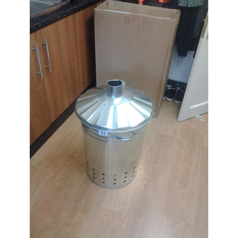 GALVANISED BURNING BINS
