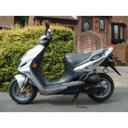 1 YEARS MOT Deristricted Suzuki Katana AY50 Scooter 50cc 2 Stroke LEARNER LEGAL Sports Moped VGC
