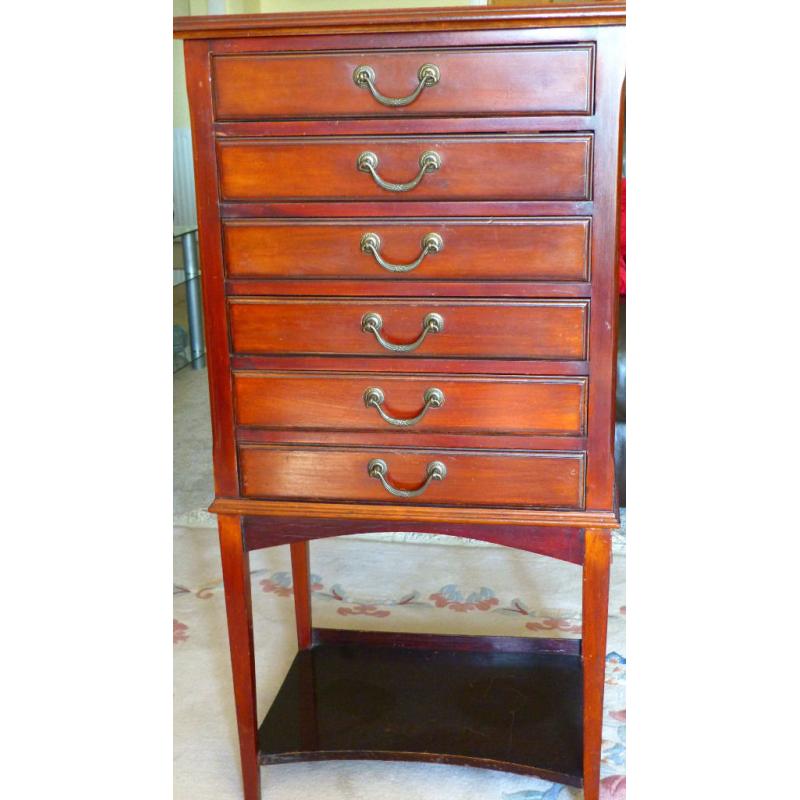 6 DRAWER VICTORIAN CABINET