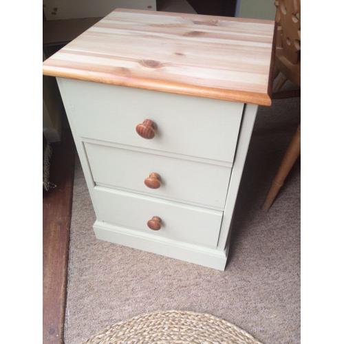 Refurbished Pine Bedside Table