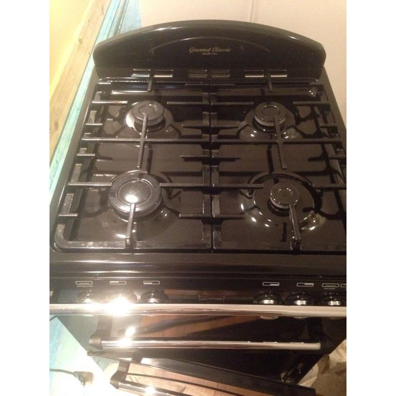 Gas double oven