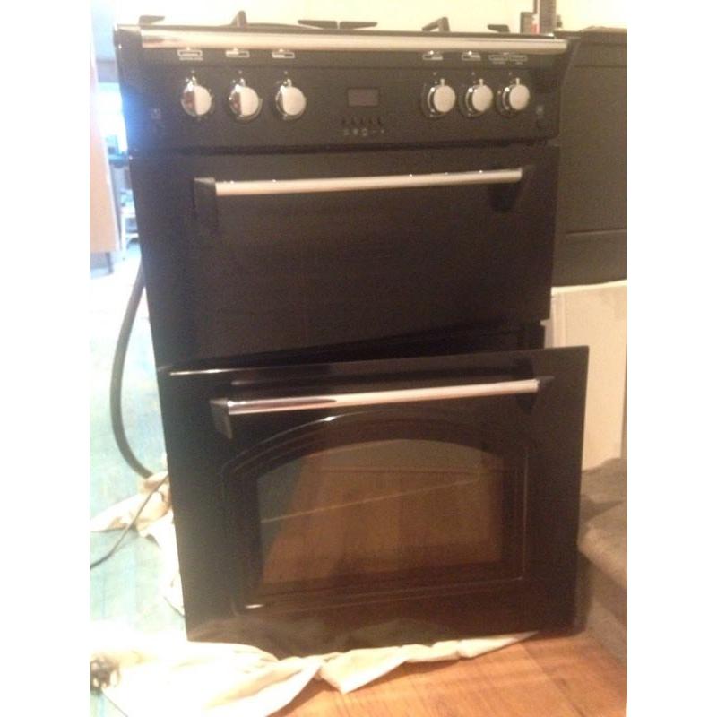 Gas double oven