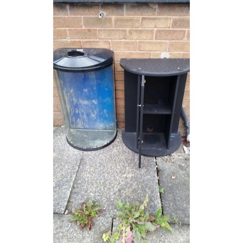 90 litre aquarium/fish tank and stand