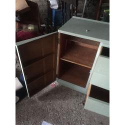 Solid Oak Heavy Sideboard - Need stripping down and restoring