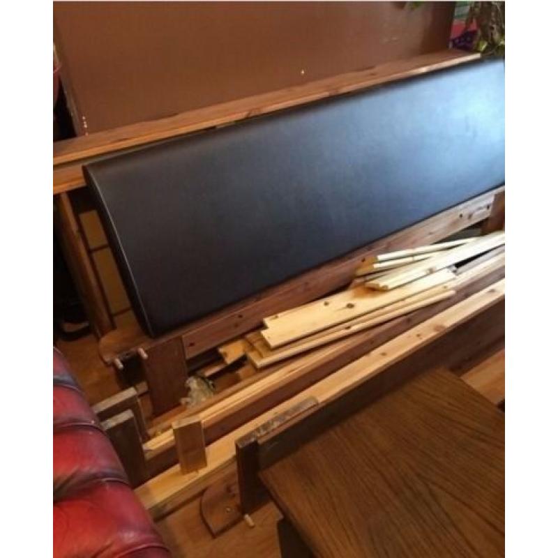 Pine double bed for sale