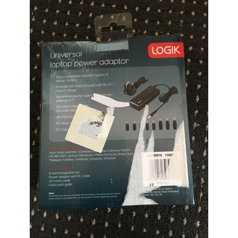 LOGIK Universal laptop power adaptor