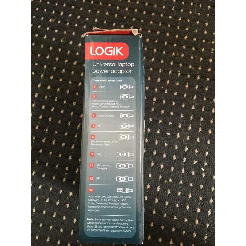 LOGIK Universal laptop power adaptor