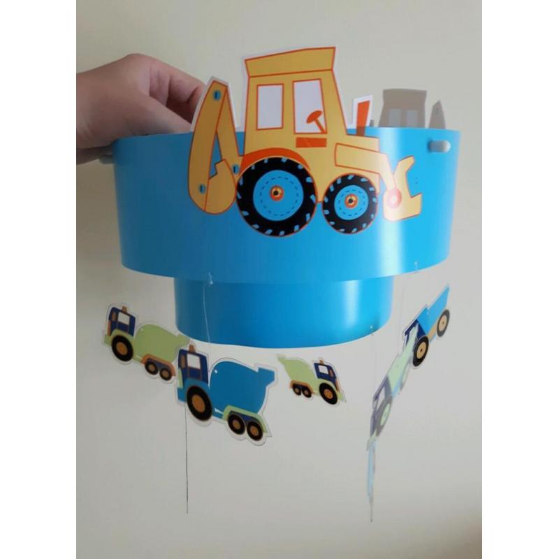 Toddler digger bedroom bundle