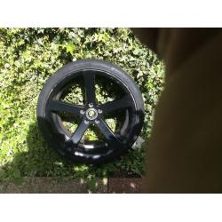 TOP OF THE LINE MATTE BLACK 19" ALLOYS FOR SALE
