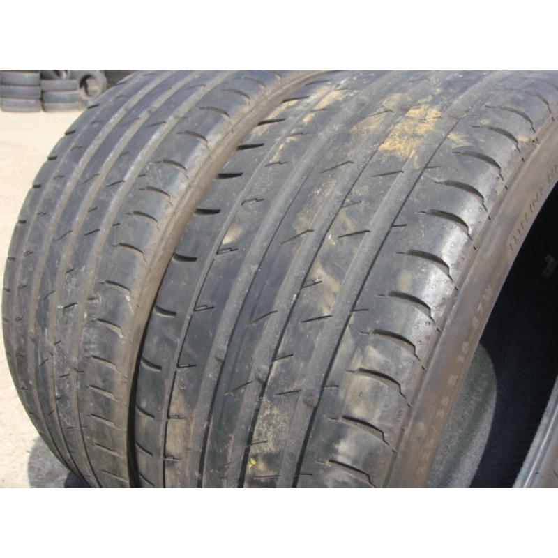225/40/18 Continental x2 A Pair, 5mm+ (Part Worn Tyres Essex, RM6 6LU) Second Hand 255 35 235 245 19