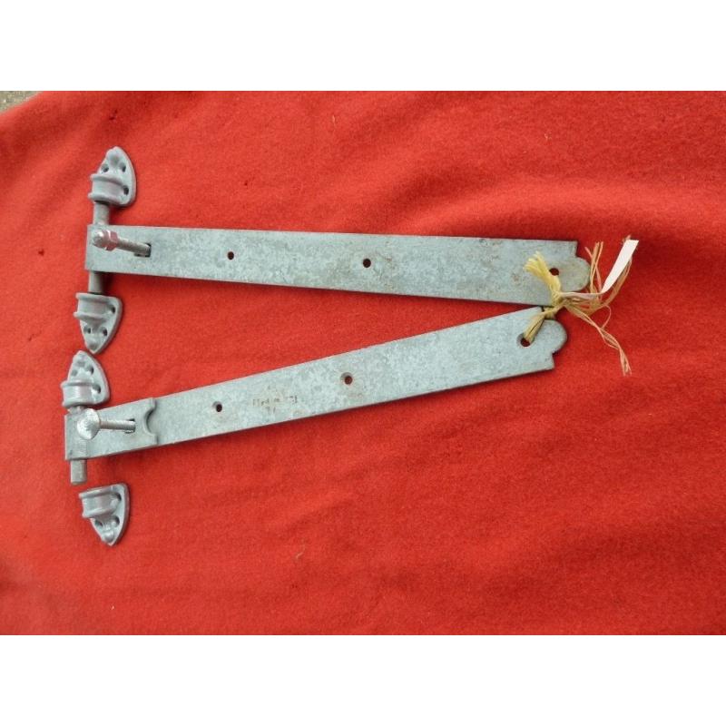 Gate Hinges heavy duty with bolts - pair
