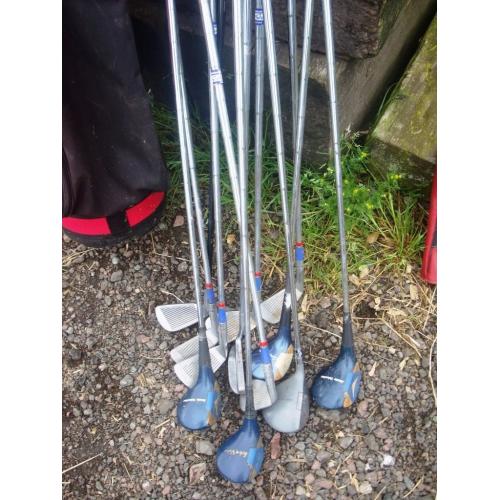 Big selection of lady's golf clubs