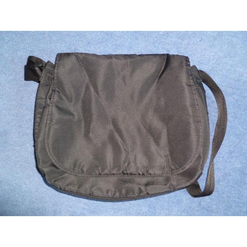 Black changing bag from Mothercare