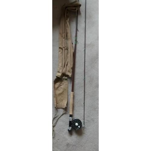 Fly rod reel and line