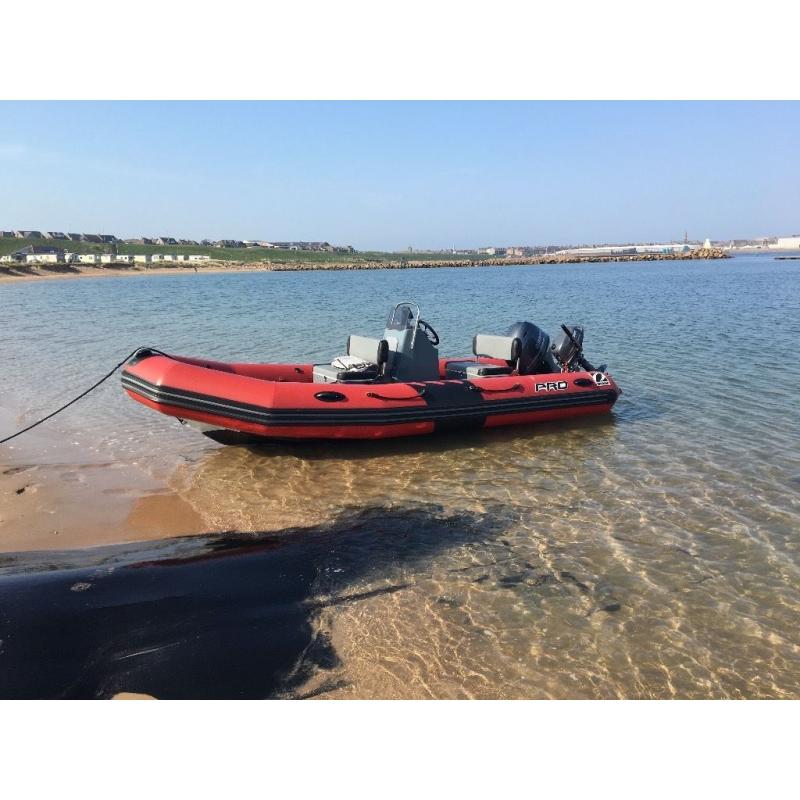 Zodiac Pro 550 RIB with 70HP & 4HP Yamaha 4 stroke outboards