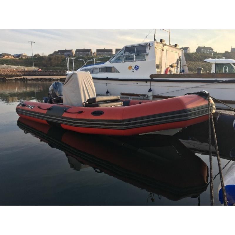 Zodiac Pro 550 RIB with 70HP & 4HP Yamaha 4 stroke outboards