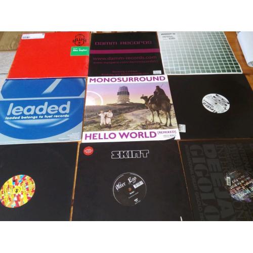 81 x records djs club top tracks vinyls 12 inches , classic ,oldskool,