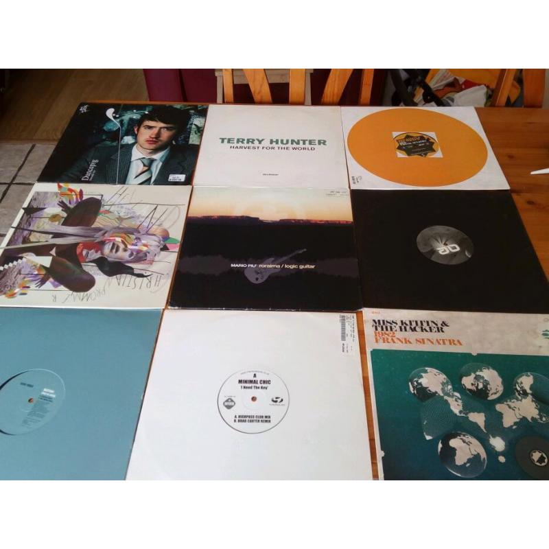 81 x records djs club top tracks vinyls 12 inches , classic ,oldskool,