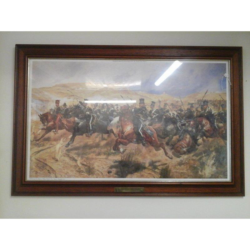 The Charge of The Light Brigade Framed Print by Richard Caton Woodville