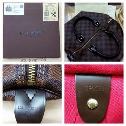 Leather speedy 35 boxed Louis Vuitton must go today