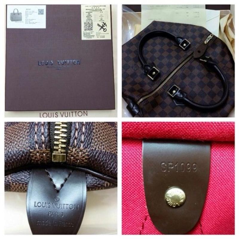 Leather speedy 35 boxed Louis Vuitton must go today