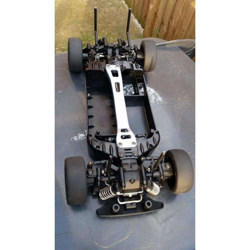 Tamiya TB01 radio control rolling chassis mint condition rc car 1/10 rally drift car