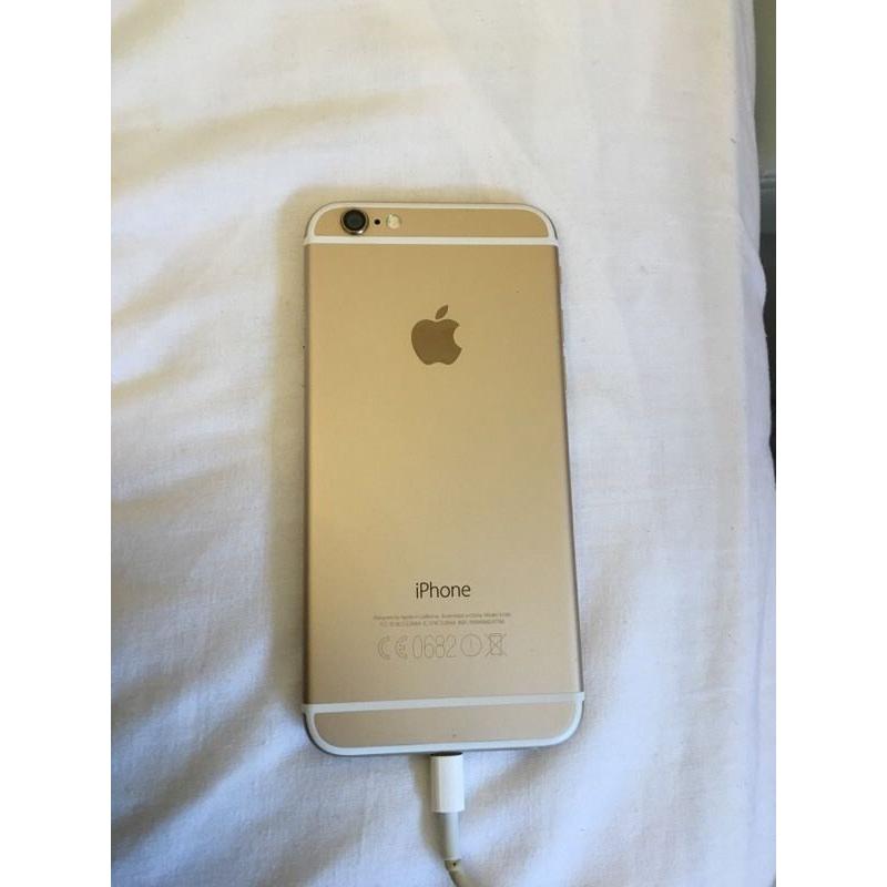 iPhone 6 gold 64gb 4 months old