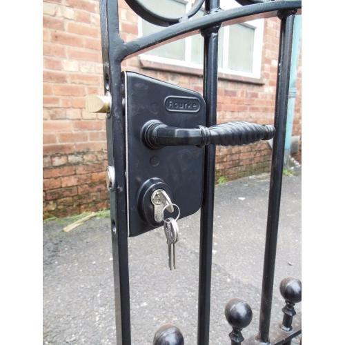 Heavy duty pedestrian gate.