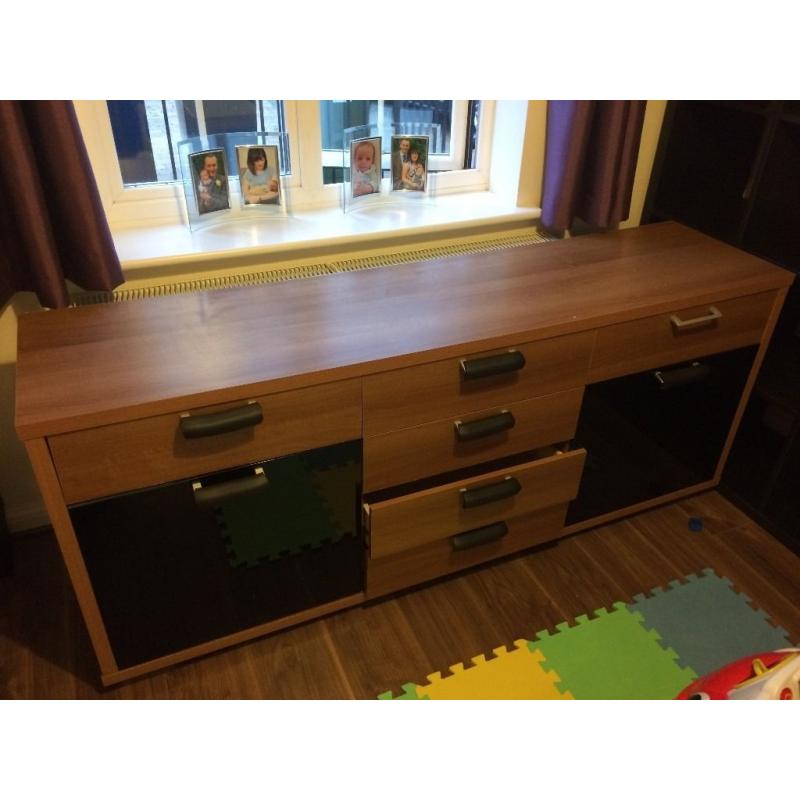 Contemporary sideboard - 6 drawers & 2 cupboards