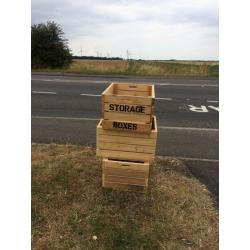 APPLE CRATES/ STORAGE BOXES