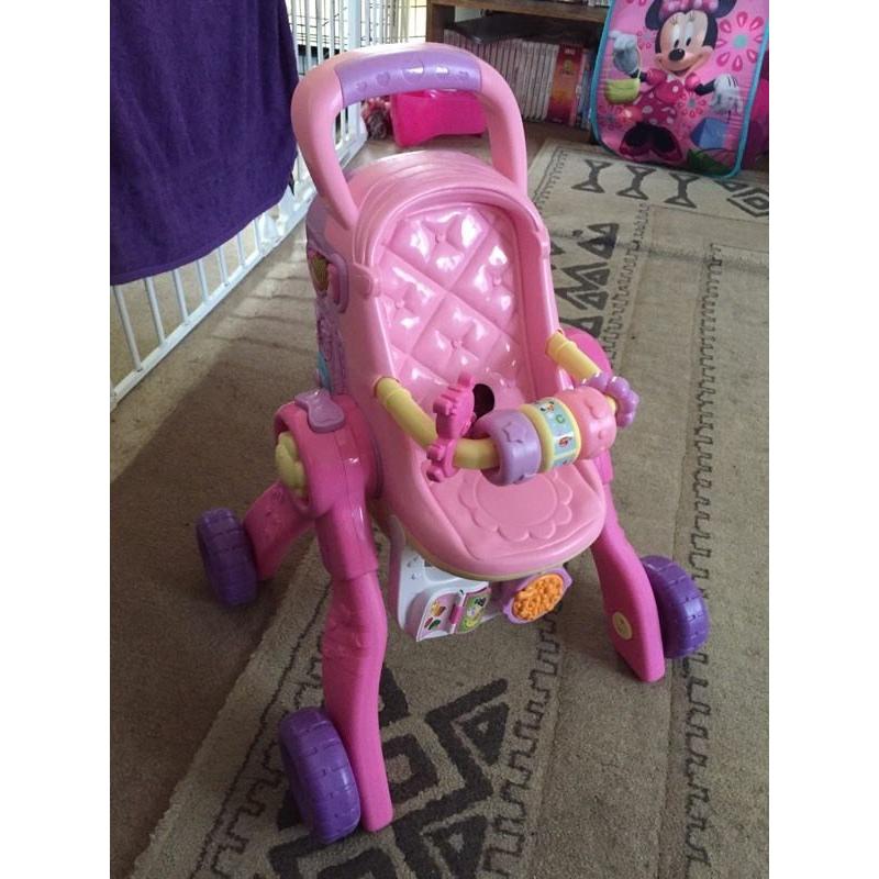 Vtech 3in1 baby love musical push chair