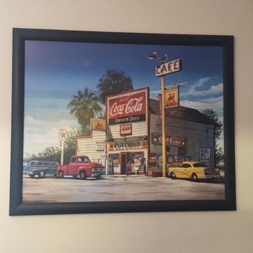Large framed picture