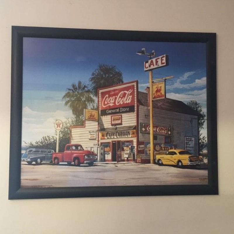 Large framed picture