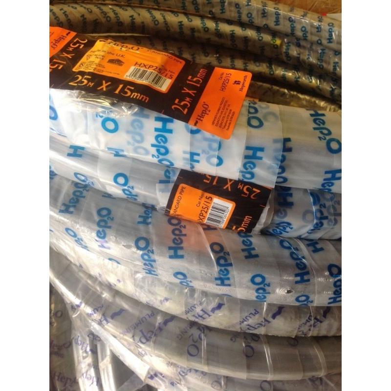 Hep20,15mm pipes,new,plumbing,plumbers,heating,water????