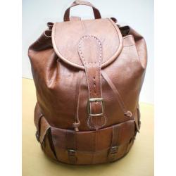 VINTAGE GENUINE LEATHER RUCKSACK BACKPACK