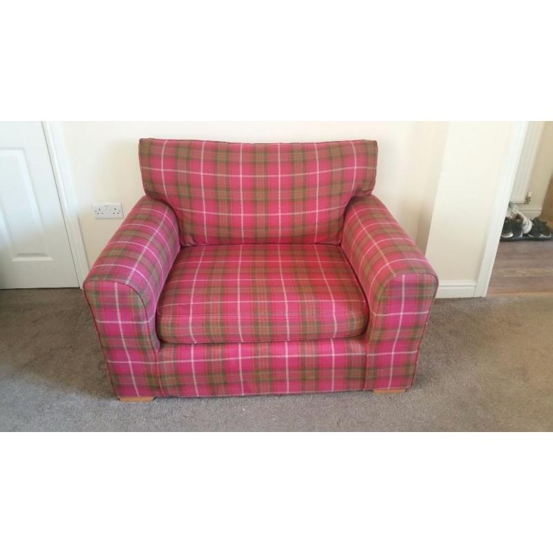 Next Tartan Snuggle Chair/Seat