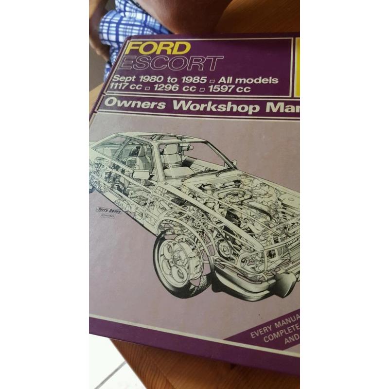 Haynes ford escorts Sept 1980 to 1985 all models Owners workshop manual