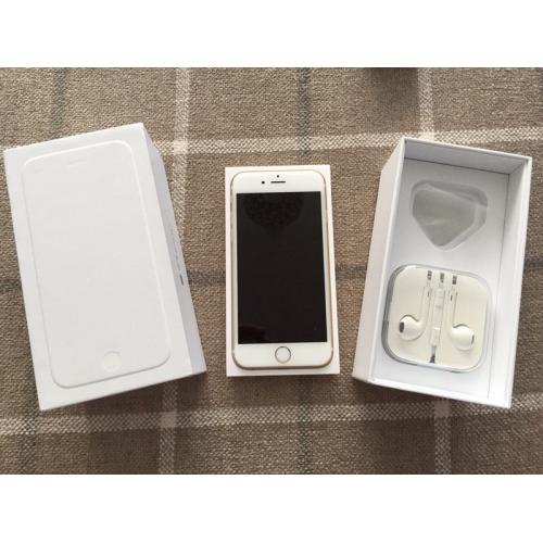 iPhone 6 16gb in gold (Boxed)
