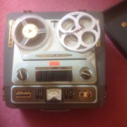 Old 1960s tape recorder