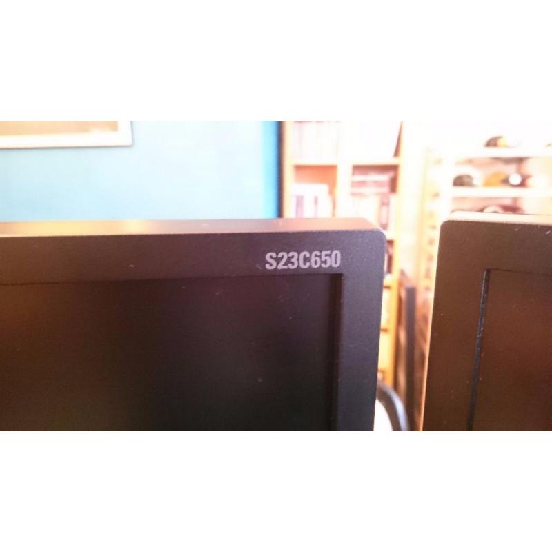 Full HD Samsung 23" Monitors - Pair or Single