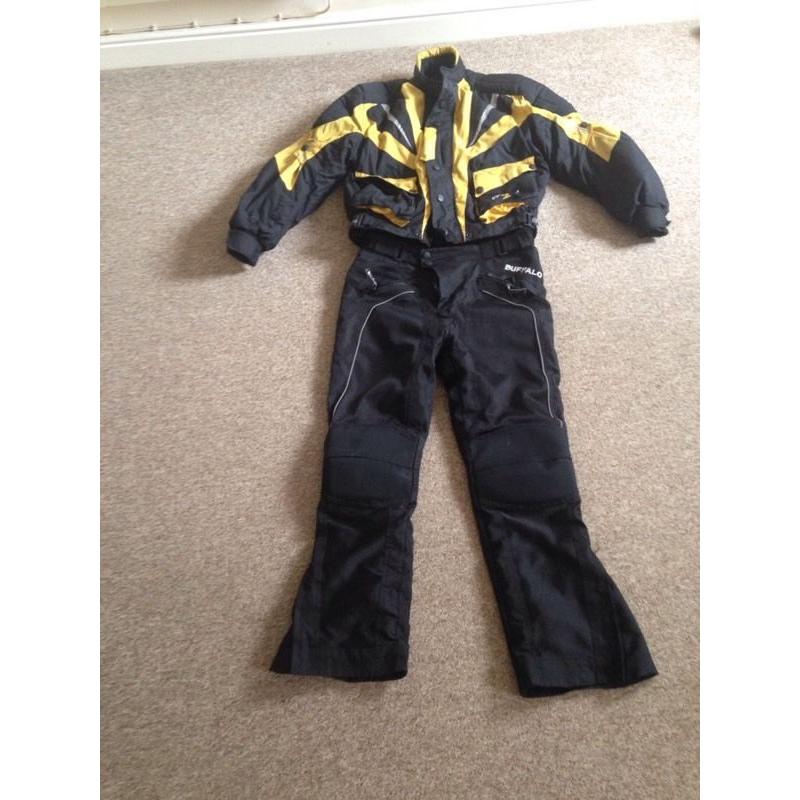 Buffalo motorcycle suit