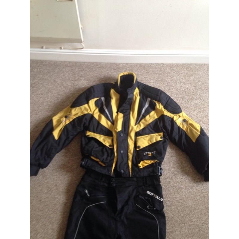 Buffalo motorcycle suit