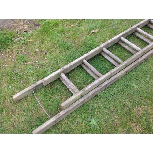 18ft wooden ladder