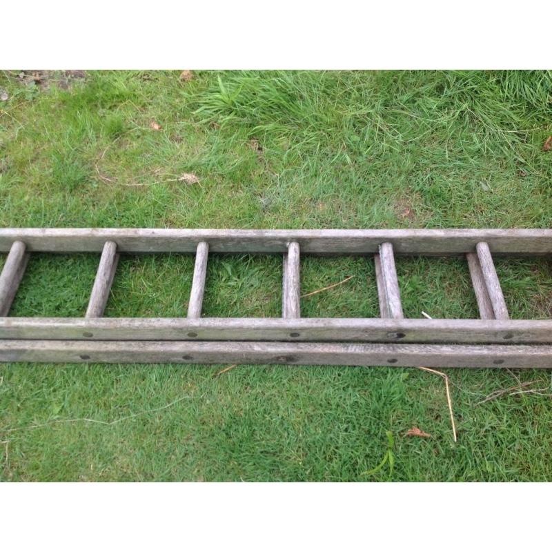 18ft wooden ladder