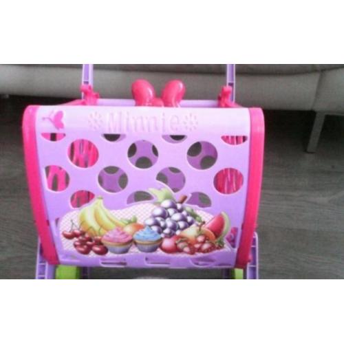 Kids pretend shopping trolley