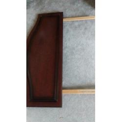 Three drawer bedside cabinet with a chest of drawers and matching headboard