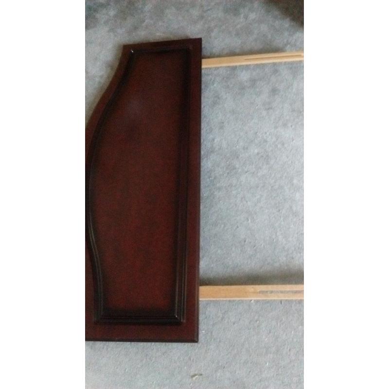 Three drawer bedside cabinet with a chest of drawers and matching headboard