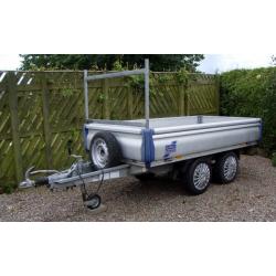 Ifor Williams Eurolight Dropside Trailer w Ladder Rack and 4 Lashing Rings