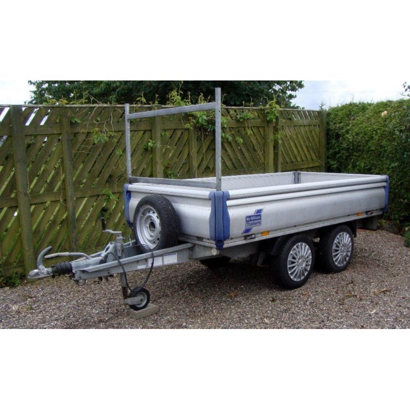 Ifor Williams Eurolight Dropside Trailer w Ladder Rack and 4 Lashing Rings